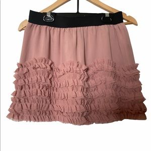 🍭2 for $20 Cutie pie romantic frill pink skirt